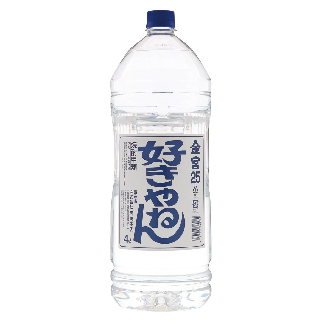 金宮 好きやねん 25度 4Lペットボトル