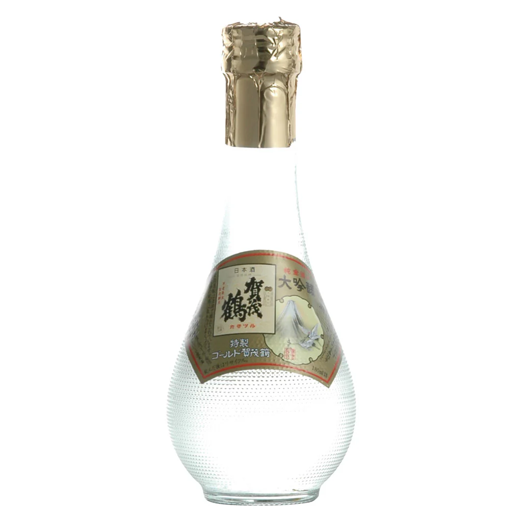 特製ゴールド賀茂鶴 大吟醸 180ml 丸瓶(3本入り)