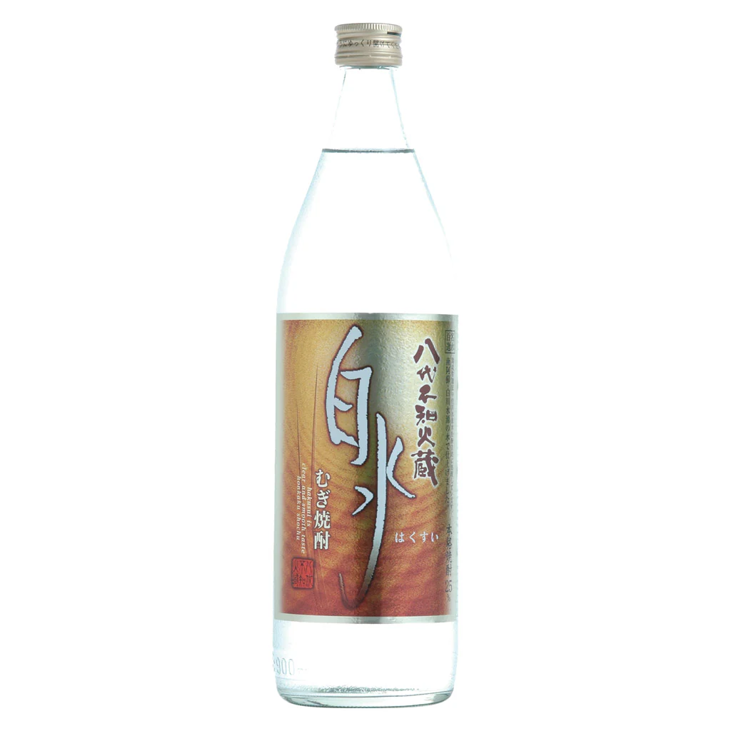 八代不知火蔵 むぎ焼酎 白水 900ml