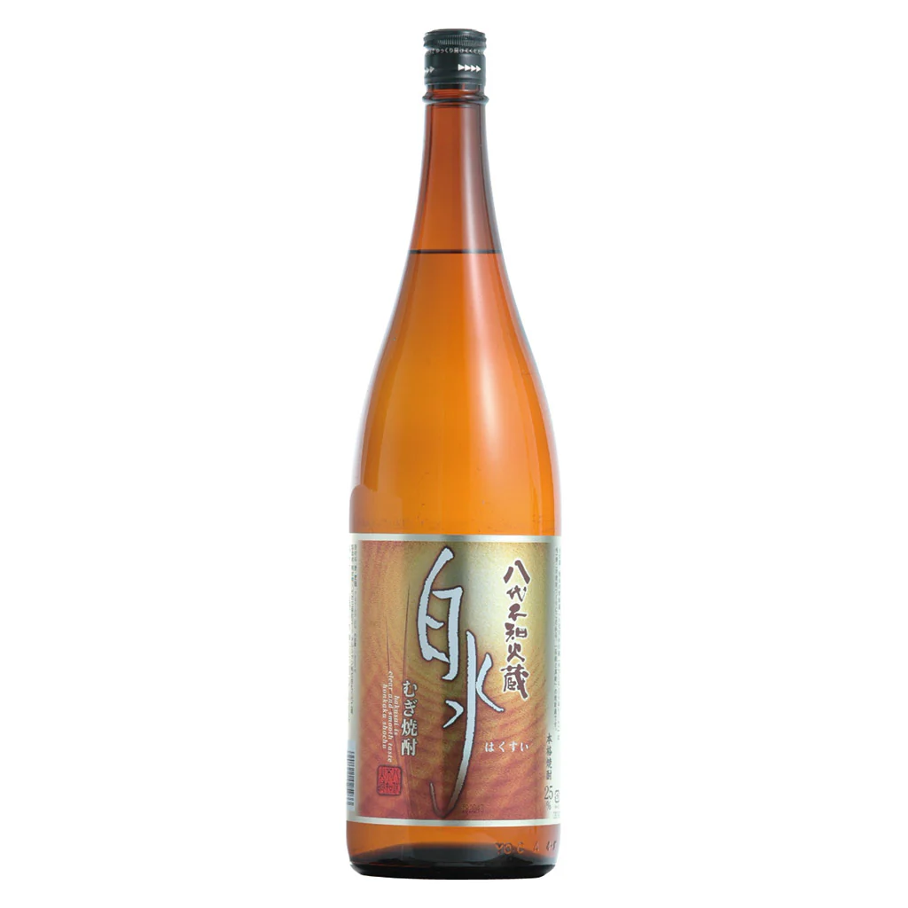八代不知火蔵 むぎ焼酎 白水 1800ml