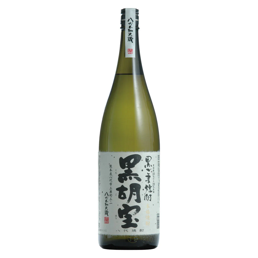 八代不知火蔵 黒ごま焼酎 黒胡宝 1800ml