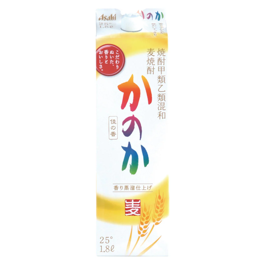 むぎ焼酎 かのか 25度 1800mlパック