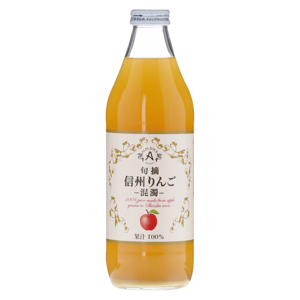 アルプス 信州混濁りんごジュース 1000ml