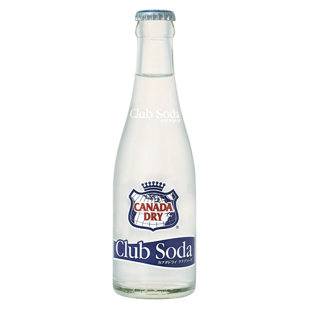 カナダドライ クラブソーダ 瓶 207ml(24本入り)