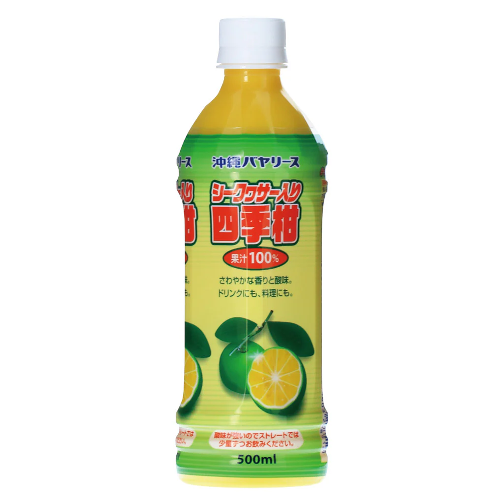 シークヮサー入り 四季柑 500ml